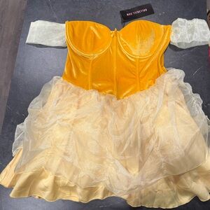 Dolls Kill Golden Belle Costume